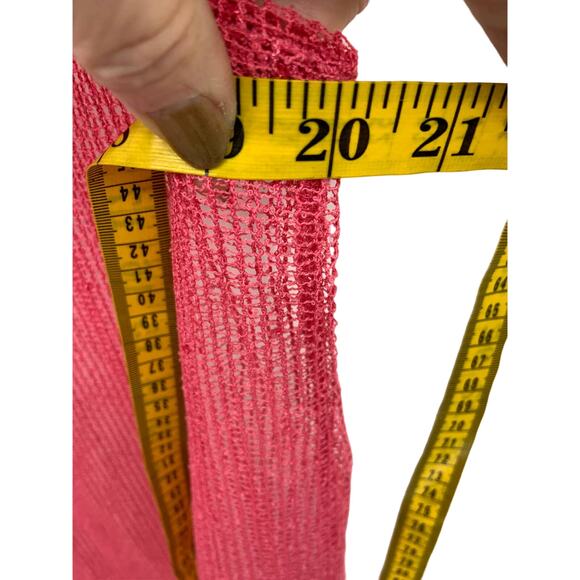 Simply Noelle Pink Mesh and Lace Swim Cover Up Size L/XL - Picture 6 of 7